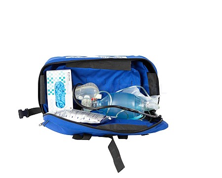 Blue Paramedic Bag Dressed